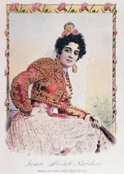 Kostüm von Irma Monti Baldini (Carmen) in der Oper Carmen von Georges Bizet